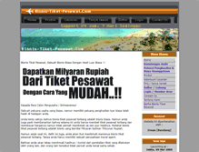 Tablet Screenshot of bisnis-tiket-pesawat.com